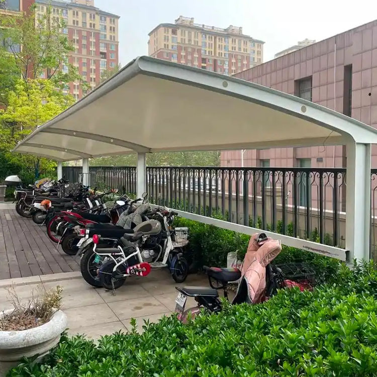 中山膜结构电动车棚