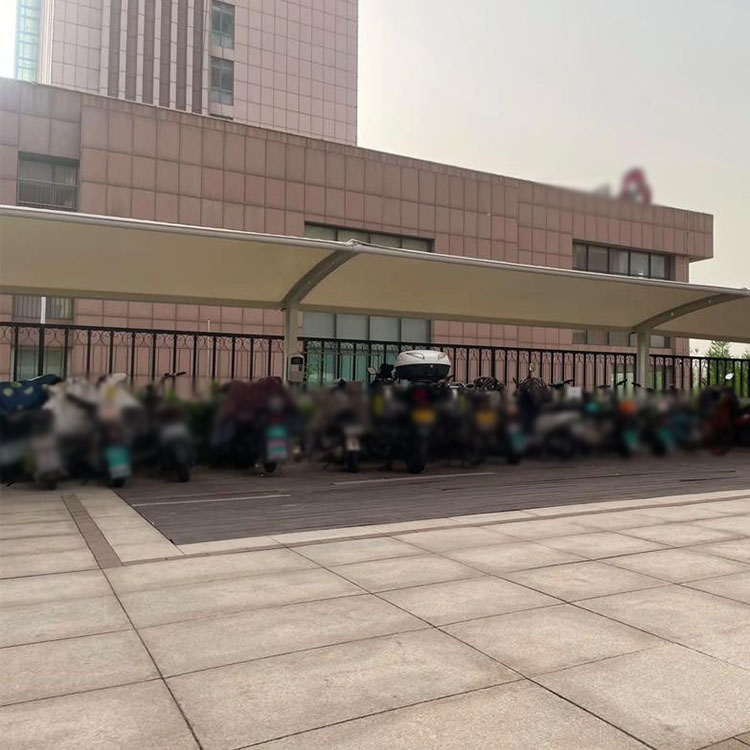 中山膜结构电动车棚